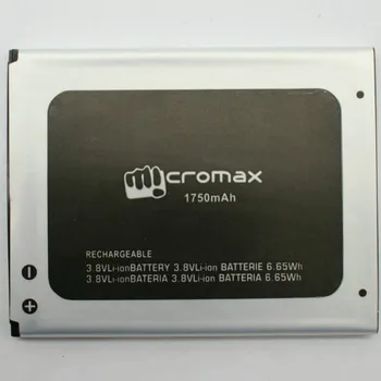 1750mAh Akumulatoru Micromax Q414 Audekls Blaze 4G+/ Q424 Skrūve Baterijas + sliežu kods