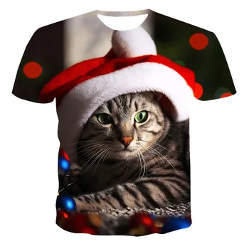 2020hip apiņu ielu stilu, 3d ziemassvētku eglīte Print T-krekls gadījuma modes Santa t-krekls vīriešu 3DT vasaras vīriešu T-krekls xxs-6xl augšu