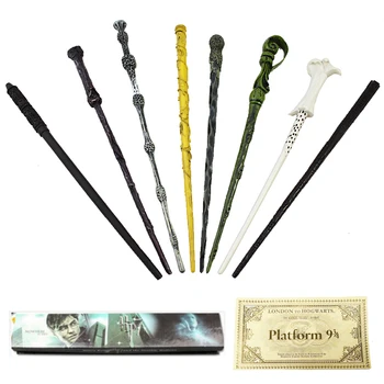 27 Stilu HP Zižļus Colsplay stick Elders Dumbledore Hermione luna Burvju Nūjiņu Varinhas Mazulis Burvju Nūjiņu, ar Vilcienu Biļetes