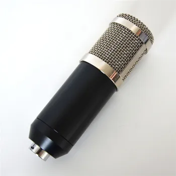 3.5 mm plug Kondensatora Mikrofons Skaņas Ierakstīšanas Mikrofons Šoks Mount Radio Braodcasting Dziedāšanas Ierakstu KTV Karaoke Mikrofons