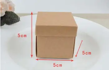 50 gabaliem kartona dāvanu kastē papīra iepakojuma kraft iepakojuma kastes DIY balto kāzu konfekšu kastes, ar rokām darinātas ziepes kastes