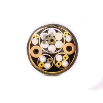 8mm Mozaīkas pin Kniedes naža roktura skrūvi dizainu, izsmalcinātu stilu garums 9cm #806