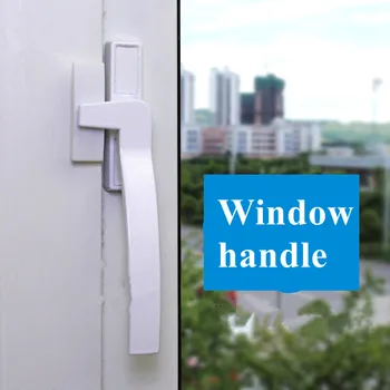 Alumīnija sakausējuma casement window rīkoties slēgmehānismi plastmasas tērauda push atvērto durvju logu bloķēšanas sprādzes Remonts rezerves daļas