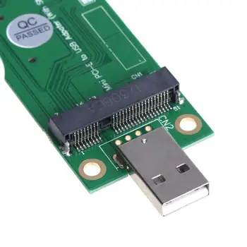 Augstas Kvalitātes Mini Bezvadu PCI-E Kartes Slots USB Adapteris ar SIM 8Pin par WWAN/LTE Modulis