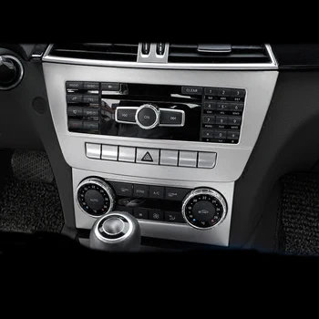 Auto Stils Centra Konsole, Gaisa Kondicionēšanas, Ventilācijas Pērle Kontroles CD paneļa Dekoratīvā Vāka apdare Priekš Mercedes Benz C class W204