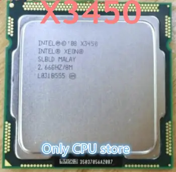 Bezmaksas piegāde X3450 8M Cache,2.66 GHzQuad-core LGA1156 xeon x3450 Desktop CPU
