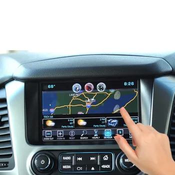 Buendeer 8 Collu Rūdīts filmu par Chevrolet Piepilsētas Tahoe-2019 Auto Navigācijas Interjera Centrs Ekrāna Aizsargs, lai Chevy