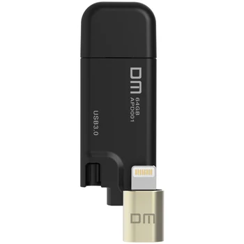 DM APD001 iPhone USB 32GB MFI usb flash diski iphone ipad ārējo atmiņu, piemēram, usb zibatmiņas disks