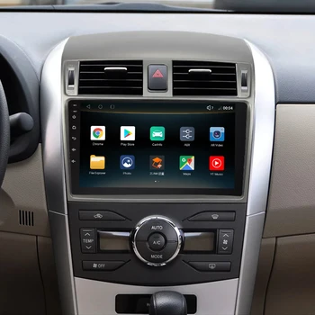 Eunavi Android 10 sistēmas, auto multimediju radio atskaņotājs, Toyota Corolla E140/150 2007-2011 autoradio stereo GPS PX6 4G 64GB 2DIN