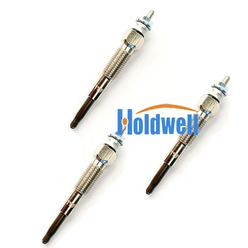 Holdwell 3PCS Glow Plug 172-4585 Caterpillar CAT Compactor CB-22 CB-22.B CB-24B, CB-32B C1.1 C1.5 C2.2 3003 3013 3013C