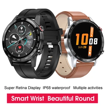 Jaunu L5 Atjaunināt L16 Smart Skatīties Vīrieši IP68 Ūdensnecaurlaidīga Vairākas Sporta Režīmā sirdsdarbība Laika Prognoze Bluetooth Smartwatch