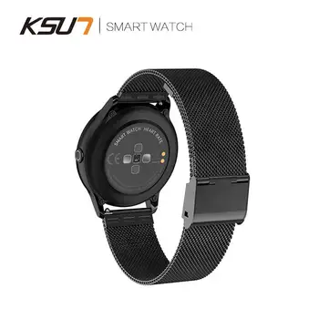 KSUN KSR905 Smart skatīties IP68 ūdensnecaurlaidīga Rūdīts stikls Darbības Fitnesa tracker Sirds ritma monitors Sporta Vīrieši sievietes smartwatch