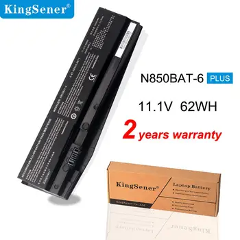 Kingsener N850BAT-6 Klēpjdatoru Akumulatoru Clevo N850 N850HC N850HJ N870HC N870HJ1 N870HK1 N850HJ1 N850HK1 N850HN 11.1 V 62WH/5500mAh