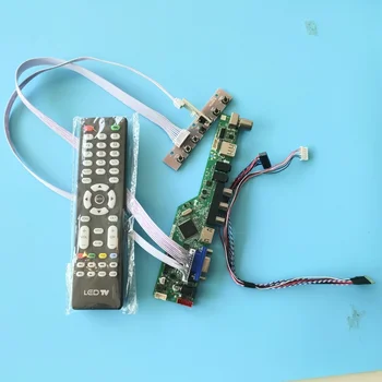 Komplekts LP173WD1(TL)(D3) 40pin LVDS Kontrolieris valdes vadītāja tālvadības VGA TV AV HDMI USB 17.3
