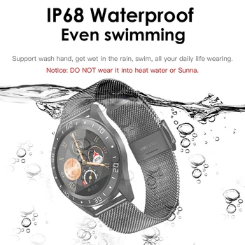 LIGE 2019 Jaunu Smart Skatīties Vīrieši LED Krāsu Ekrāns sirdsdarbība, Asins Spiediena Monitoru, Multi-Function Sporta IP68 Ūdensnecaurlaidīga Smartwatch