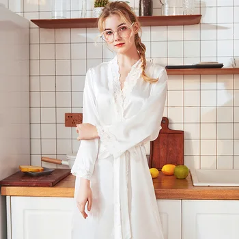 Modes Dāma Vasaras Mini Drēbes Ķīniešu Sieviešu Zīda, Viskozes Vannas Kleita Īss Yukata Naktskrekls Sleepshirts Pijama Mujer Viens Izmērs