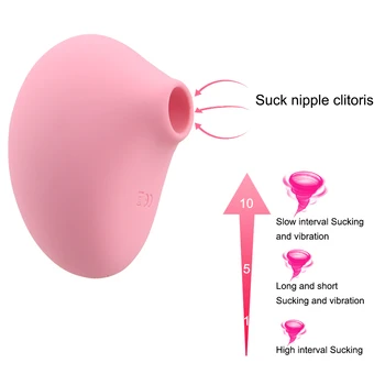 OLO Sūcējs Vibrators Uz Klitora 10 Frekvences Sprauslas Krūšu Masāža Vakuuma Uzsūkšanas Vibrators Sievietes Masturbator Seksa Rotaļlietas