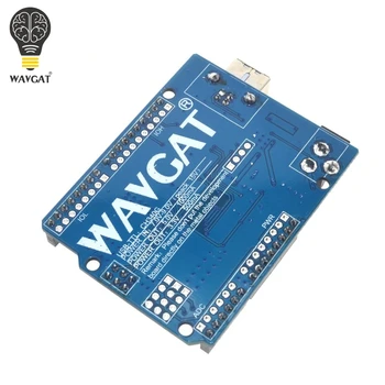 WAVGAT CNC vairogs V3 gravēšanas mašīnas 3D printeri 4GAB DRV8825 vadītāja izplešanās kuģa Arduino + UNO R3, izmantojot USB kabeli