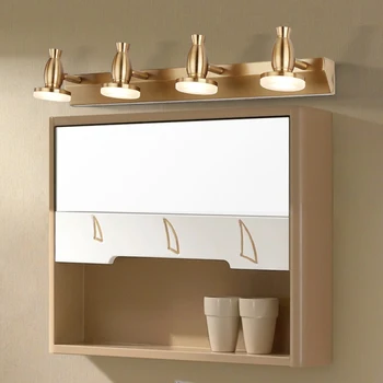 Zerouno vannas istabas spogulis sienas lampa 100-240v alumīnija ūdensizturīgs ateja guļamistaba kosmētikas spoguļi priekšējā lampa, iekštelpu apgaismojums