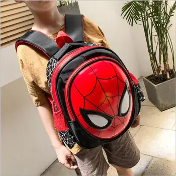 Disney Bērnu Multfilmas Zirnekļa cilvēks Soma Zēnu Spiderman Schoolbag Bērnudārza Mugursoma Foršs Zēns Schoolbag